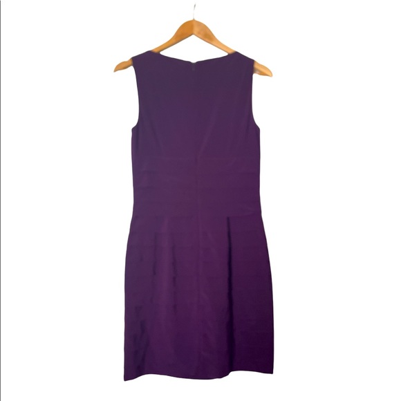 🍂 Classy purple evening dress hanging collar. - Picture 4 of 4